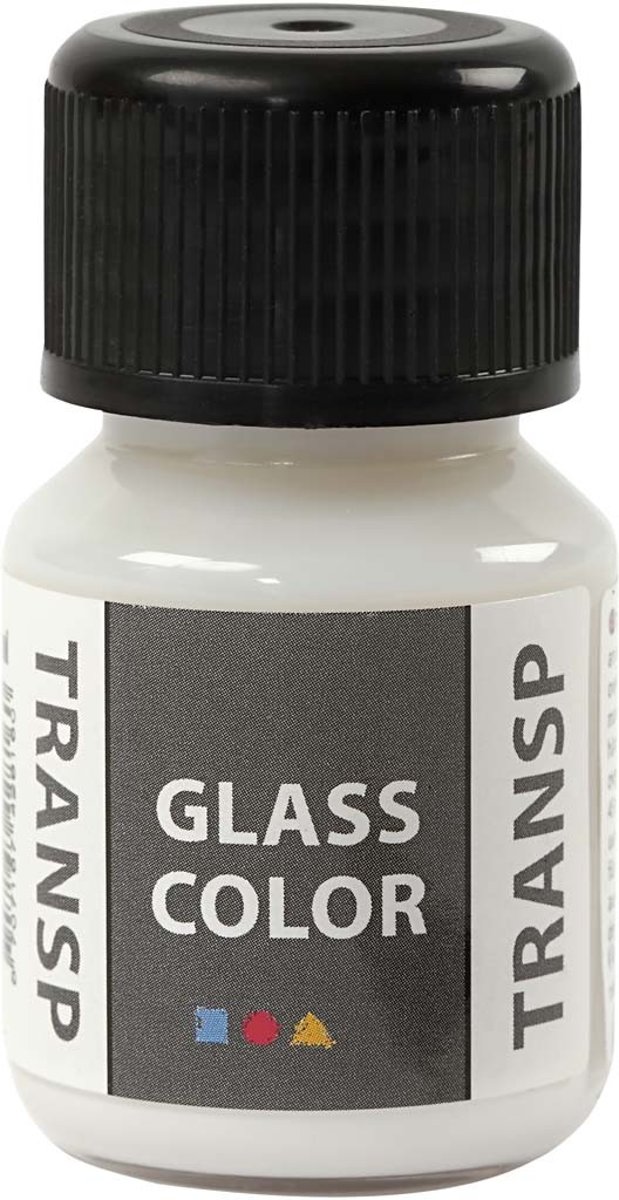 Glass Color Transparent, wit, 35ml [HOB-31670]